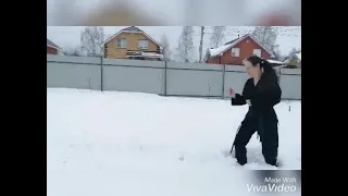 Воскресная тренировка в домашнем додзё ☺️ Кайтен. Ниндзюцу будзинкан