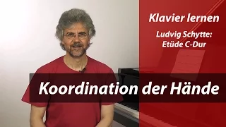 Klavier lernen – So übst du die Koordination der beiden Hände – Ludvig Schytte: Etüde C-Dur