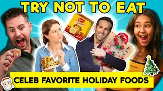 Try Not To Eat - Celeb Favorite Holiday Foods (Jonas Brothers, Ryan Reynolds)