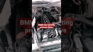 ||BMW X5 injector change and late starting problem solve||
