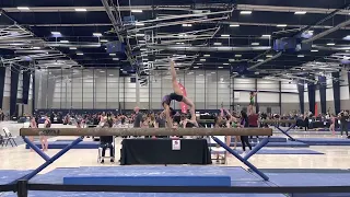 2023 Beam Level 7, score 9.775, Regionals AA 38.925