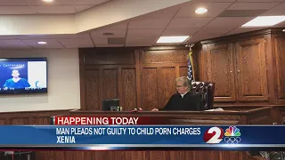 Man pleads not guilty to child porn charges