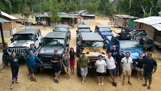 Off-roading and Camping at Salur Gajah waterfalls, Labis, Malaysia!