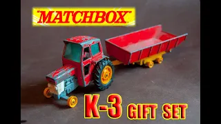 Diecast Modellers Community ,, july 2022 challenge , any farm vehicle ,, matchbox superking K 3 GIFT