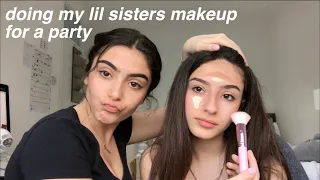 Doing my Sisters Makeup For a Party!