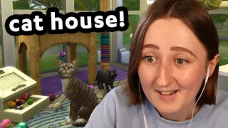 i built an entire sims house just for CATS