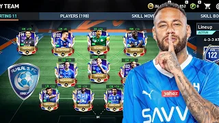 I made new Neymar team Al hilal in fifa mobile 23