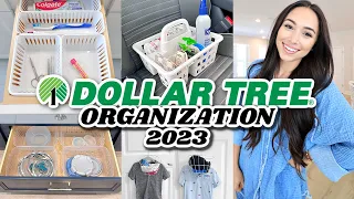 DOLLAR TREE ORGANIZATION 2023! EXTREME HOME ORGANIZATION TIPS & HACKS! | Alexandra Beuter