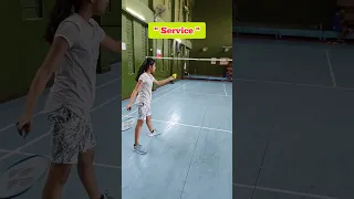 Badminton SERVE Technique #shorts #beginners #badminton