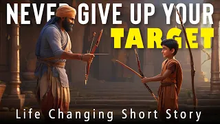 NEVER GIVE UP YOUR TARGET | A Story Based on the Mahabharata | Moti Thoughts