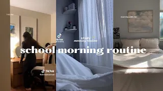 school morning routine tiktok compliation | All Right