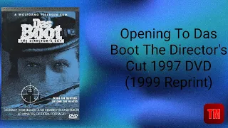 Opening To Das Boot The Director's Cut 1997 DVD (1999 Reprint)