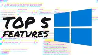 WINDOWS 10 APRIL 2018 UPDATE - Top 5 BEST NEW Windows Features, Build 1803 [SPRING CREATORS UPDATE]