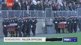 Fallen Bristol police officers carried out from funeral services