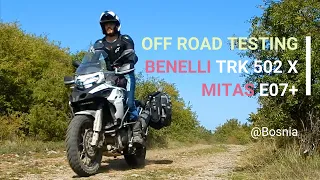 Benelli TRK 502 X with Mitas E07 Plus: Off Road Test - Balkans day 12 [S1-Ep.47]