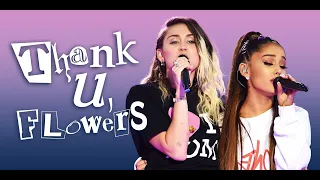 Ariana Grande - thank u, next vs. Miley Cyrus - Flowers (MASHUP)