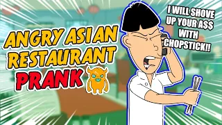 Angry Asian Restaurant Prank Call (ORIGINAL) - Ownage Pranks