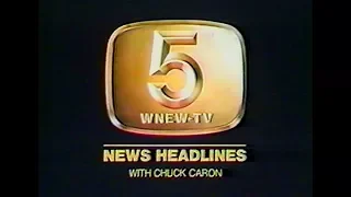 WNEW News Headlines (Chuck Caron), 3/30/85