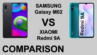 Comparison Samsung Galaxy M02 VS Xiaomi Redmi 9A