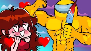 Among Us WORKOUT IMPOSTER and GIRLFRIEND LOVE STORY Friday Night Funkin - Cartoon Animation