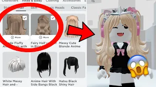 How to equip 2 DIFFERENT HAIRS in Roblox for FREE (mobile and iPad)🤩