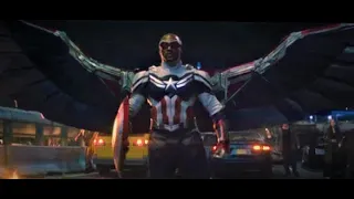 Captain America/Sam Wilson(MCU)Powers and Fight Scenes