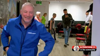 Altrincham FC in the Community - Ally McCoist with The National Lottery Football Weekends
