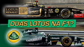 CONFUSÃO EXPLICADA: por que a F1 tinha DUAS EQUIPES LOTUS?