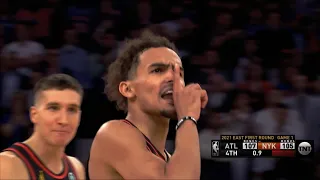 Trae Young Game Winner vs Knicks Game 1! 2021 NBA Playoffs