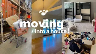 MOVING VLOG: GETTING A HOUSE! house hunting, pack with me, move out with me *part 1 🏡 ✿