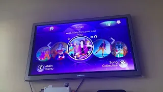 Just Dance 3 (Wii U) menu