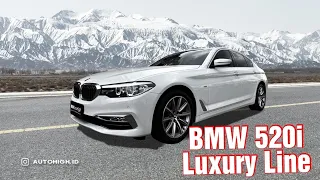 BMW 520i LUXURY 2018 NEW MODEL G30 WHITE ON SADDLE TAN