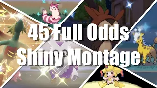 45 FULL ODDS Shiny Pokémon Montage 2022 (Gen 3 - 9)