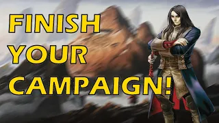 How To End A Campaign | Quick DM Advice