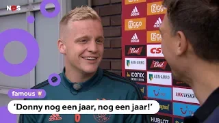 Donny van de Beek over Real Madrid, darten en hamsters