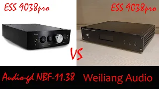 ЦАП Audio-gd NFB-11.38 Perfomance VS ЦАП WEILIANG AUDIO DC200