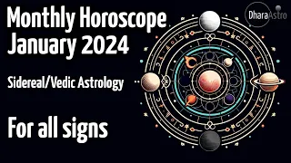 January 2024 Horoscope Forecast | For all signs | Vedic Astrology Predictions #astrologyforecast