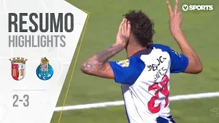 Sp. Braga 2-3 FC Porto Highlights (Portuguese League 18/19 #27)