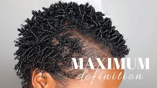 Finger Coils x Finger Coil Out For MAXIMUM Definition on Short Natural Hair | Nia Hope