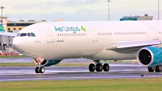 (4K) Wonderful Close Up Planespotting at Dublin Airport, DUB - RWY28L | 18/12/20