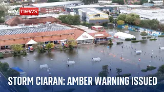 UK weather: Storm Ciaran to bring 'nasty' weather as amber warning is issued