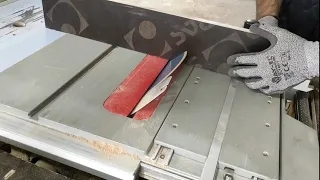 How to make a table saw sled // tezgah testere kızağı nasıl yapılır