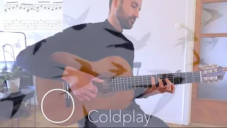 Coldplay - O (Fly on) - Fingerstyle Guitar Cover, tab