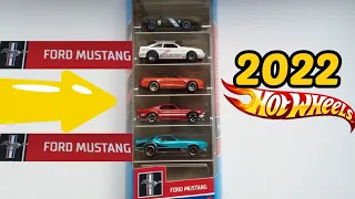 Unbox Hot Wheels FORD MUSTANG 5 PACK 2022 for next Race Tournament
