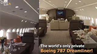 Inside The World's Only Private Boeing 787 Dreamliner Private Jet Charter Plane
