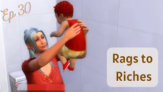 GRANDBABY! | Sims 4 Rags to Riches EP 30