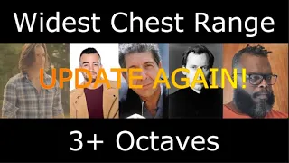 Widest Chest Ranges Pt 3 (Updated With Even More Singers!)