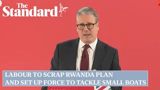 Labour to scrap Rwanda plan and set up force to tackle small boats