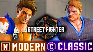 Modern vs. Classic ▶ Street Fighter 6* ▶ Modern Luke, Ryu, Modern Blanka, Guile, JP, Modern Lily