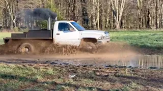 12V Cummins in the mud